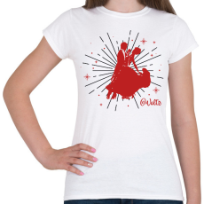 PRINTFASHION Waltz - Keringő - Női póló - Fehér