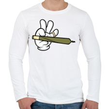 PRINTFASHION Wanna join(t)?! - Férfi hosszú ujjú póló - Fehér férfi póló