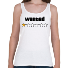 PRINTFASHION Wanted Level 1 - Női atléta - Fehér