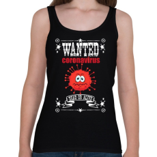 PRINTFASHION Wanted - Női atléta - Fekete