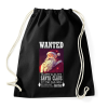PRINTFASHION Wanted Santa Claus - Sportzsák, Tornazsák - Fekete