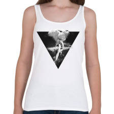 PRINTFASHION War godess - Női atléta - Fehér női trikó