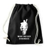 PRINTFASHION War Never Changes - Fallout - Fehér - Sportzsák, Tornazsák - Fekete