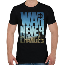 PRINTFASHION War never changes - Férfi póló - Fekete férfi póló