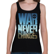PRINTFASHION War never changes - Női atléta - Fekete