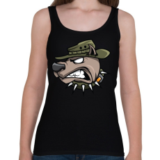 PRINTFASHION Wardog - Női atléta - Fekete