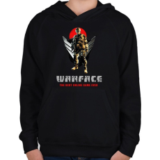 PRINTFASHION warface - Gyerek kapucnis pulóver - Fekete