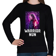 PRINTFASHION Warrior Nun - Női pulóver - Fekete női pulóver, kardigán