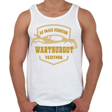 PRINTFASHION Wartburgos  sofőr - Férfi atléta - Fehér