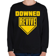 PRINTFASHION Warzone: Downed - Gyerek pulóver - Fekete