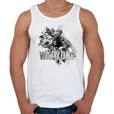 PRINTFASHION Warzone - Férfi atléta - Fehér atléta, trikó