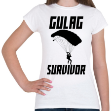 PRINTFASHION Warzone: Gulag Survivor - Női póló - Fehér női póló