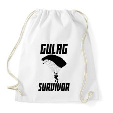 PRINTFASHION Warzone: Gulag Survivor - Sportzsák, Tornazsák - Fehér tornazsák