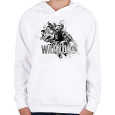 PRINTFASHION Warzone - Gyerek kapucnis pulóver - Fehér