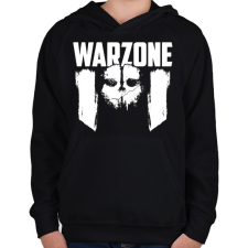 PRINTFASHION Warzone - Gyerek kapucnis pulóver - Fekete gyerek pulóver, kardigán