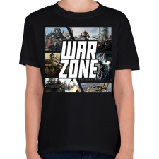 PRINTFASHION Warzone - Gyerek póló - Fekete gyerek póló