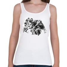 PRINTFASHION Warzone - Női atléta - Fehér női trikó