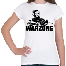 PRINTFASHION Warzone - Női póló - Fehér női póló