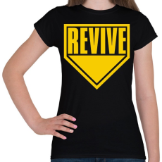 PRINTFASHION Warzone Revive - Női póló - Fekete