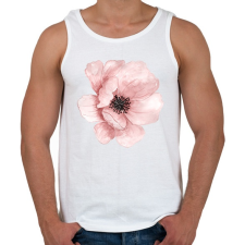PRINTFASHION Watercolor Flower - Férfi atléta - Fehér atléta, trikó