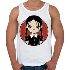 PRINTFASHION Wednesday - Addams Family  - Férfi atléta - Fehér atléta, trikó