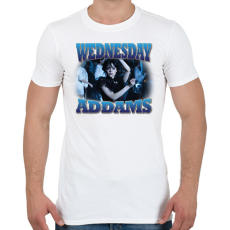 PRINTFASHION Wednesday Addams - Férfi póló - Fehér