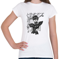 PRINTFASHION Wednesday Addams Halloween - Női póló - Fehér
