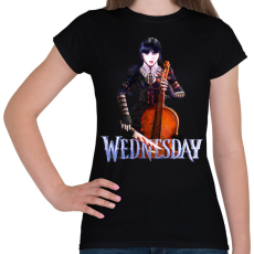PRINTFASHION Wednesday art 12 - Női póló - Fekete