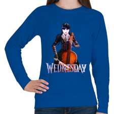 PRINTFASHION Wednesday art 12 - Női pulóver - Királykék női pulóver, kardigán