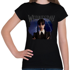 PRINTFASHION Wednesday - csak fekete - Női póló - Fekete