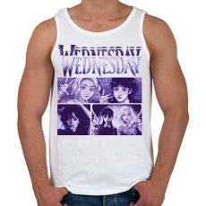 PRINTFASHION Wednesday - Férfi atléta - Fehér
