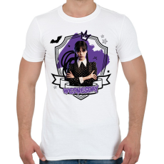 PRINTFASHION Wednesday firka - Férfi póló - Fehér