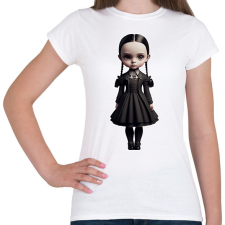 PRINTFASHION Wednesday - Gót stílusú illusztráció - Női póló - Fehér női póló