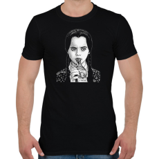 PRINTFASHION Wednesday sötét alaphoz - Férfi póló - Fekete