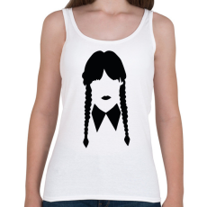 PRINTFASHION Wednesday sziluett - Női atléta - Fehér