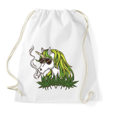 PRINTFASHION WeedCorn - Sportzsák, Tornazsák - Fehér tornazsák