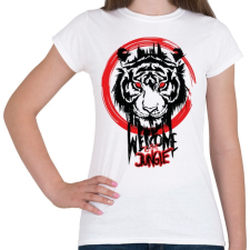 PRINTFASHION welcome2 the jungle - Női póló - Fehér női póló