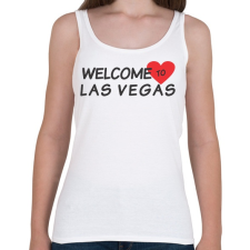 PRINTFASHION Welcome to Las Vegas - Női atléta - Fehér női felső