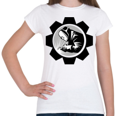 PRINTFASHION Welder - black and white - Női póló - Fehér