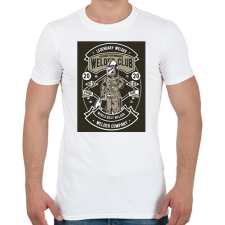 PRINTFASHION Welder club - Férfi póló - Fehér férfi póló
