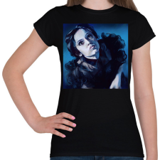 PRINTFASHION Wendesday Addams - Női póló - Fekete női póló