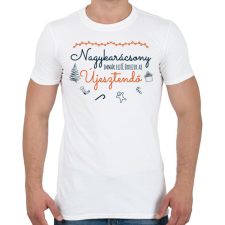 PRINTFASHION Weöres Sándor - Szép a fenyő - Férfi póló - Fehér férfi póló