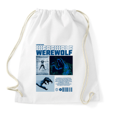 PRINTFASHION Werewolf - Sportzsák, Tornazsák - Fehér tornazsák