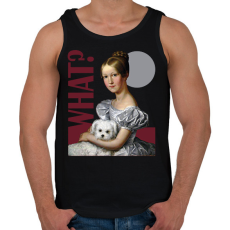 PRINTFASHION What? - Festmény - Férfi atléta - Fekete