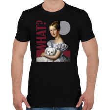 PRINTFASHION What? - Festmény - Férfi póló - Fekete férfi póló