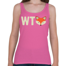 PRINTFASHION WHAT THE FOX? - Női atléta - Rózsaszín női trikó