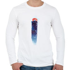 PRINTFASHION Where do we go now - Férfi hosszú ujjú póló - Fehér férfi póló