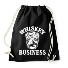 PRINTFASHION Whiskey biznisz - Sportzsák, Tornazsák - Fekete tornazsák