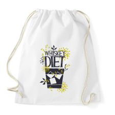 PRINTFASHION Whiskey diéta - Sportzsák, Tornazsák - Fehér tornazsák