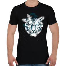 PRINTFASHION White tiger - Férfi póló - Fekete